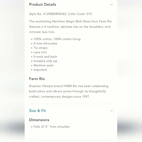 Farm Rio Dress - Picture 10 of 11